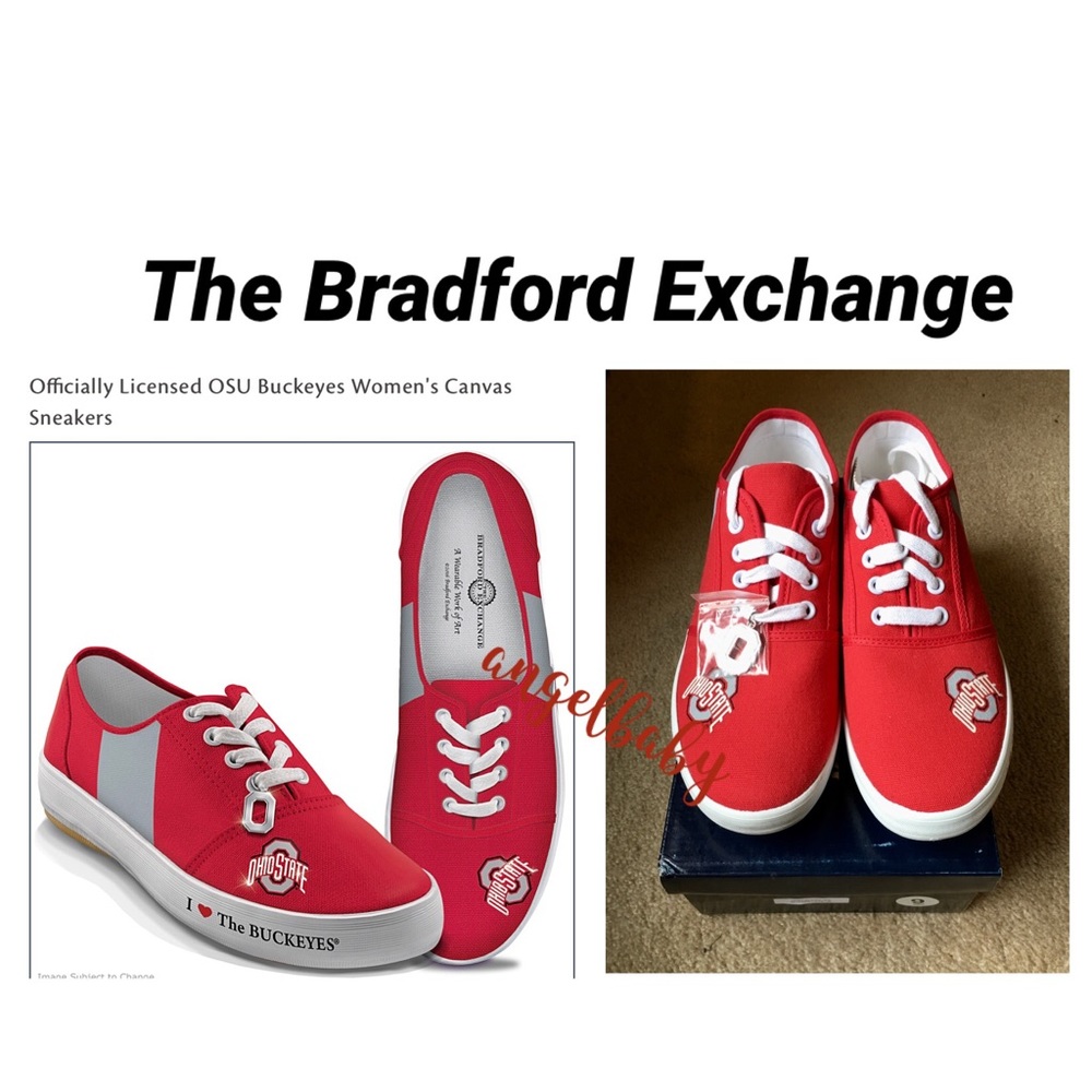 Ohio state Buckeyes shoes! The Bradford exchange